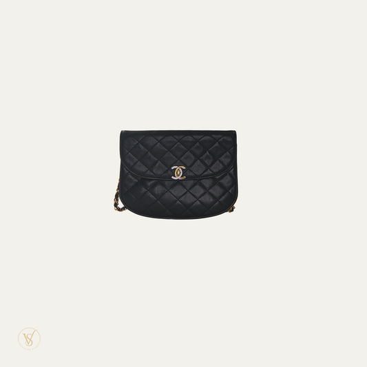 Chanel Demi-lune Vintage noir